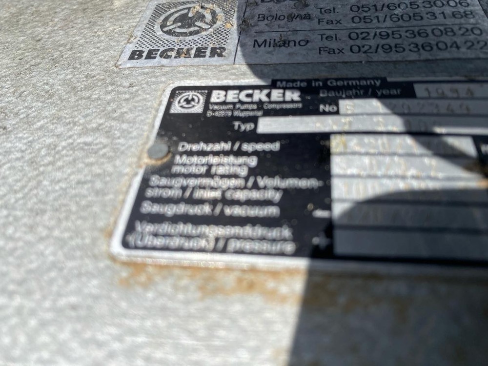 Becker KVT 2.190 vacuum pump vacuum pump