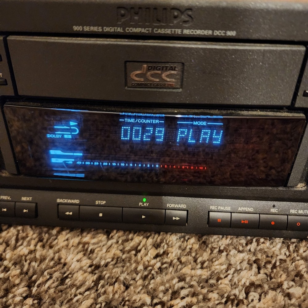Philips DCC900 BK01 Digital Compact Cassette Recorder