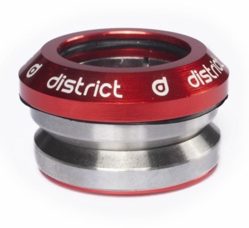 District S-Series Pro Scooter Integrated Headset - Red
