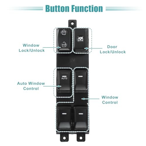 Front Left Driver Side Power Window Switch Window Control Switch Fit for Kia