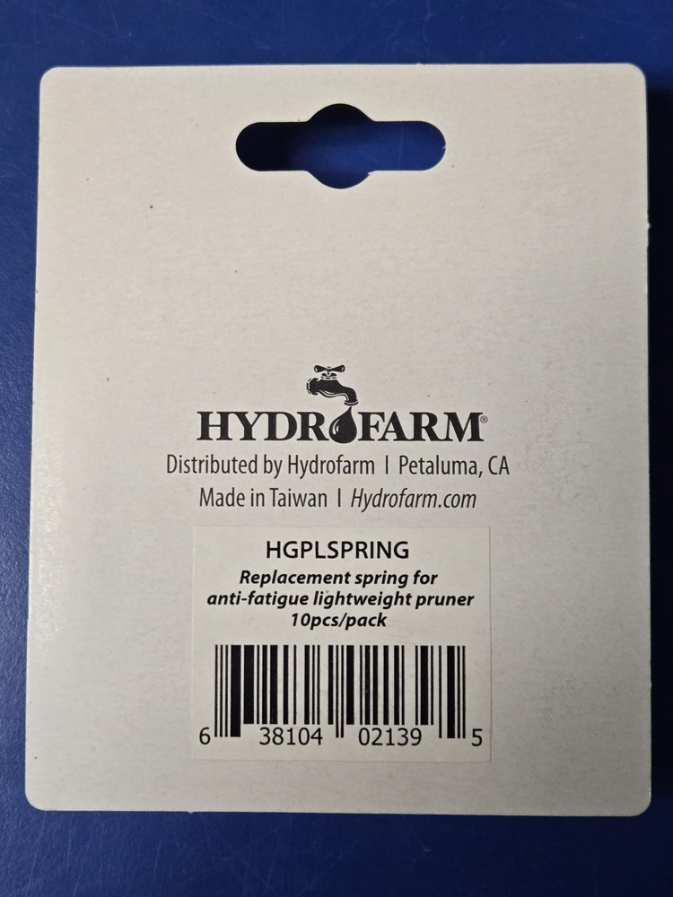 Hydrofarm Trim Fast Replacement Springs - 10 Pack