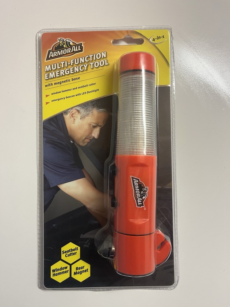Armor All 4 in 1 Multi-function Emergency Tool with Magnetic Base