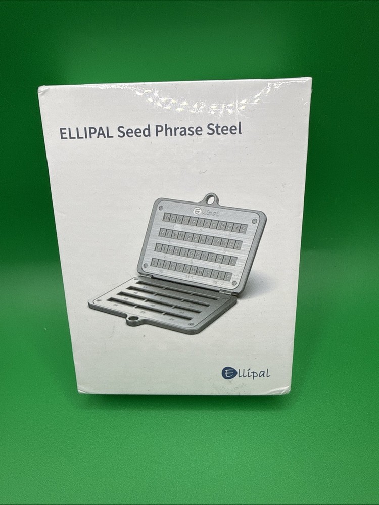Ellipal Seed Phrase Steel Ultimate Cryptocurrency Backup Fireproof Waterproof