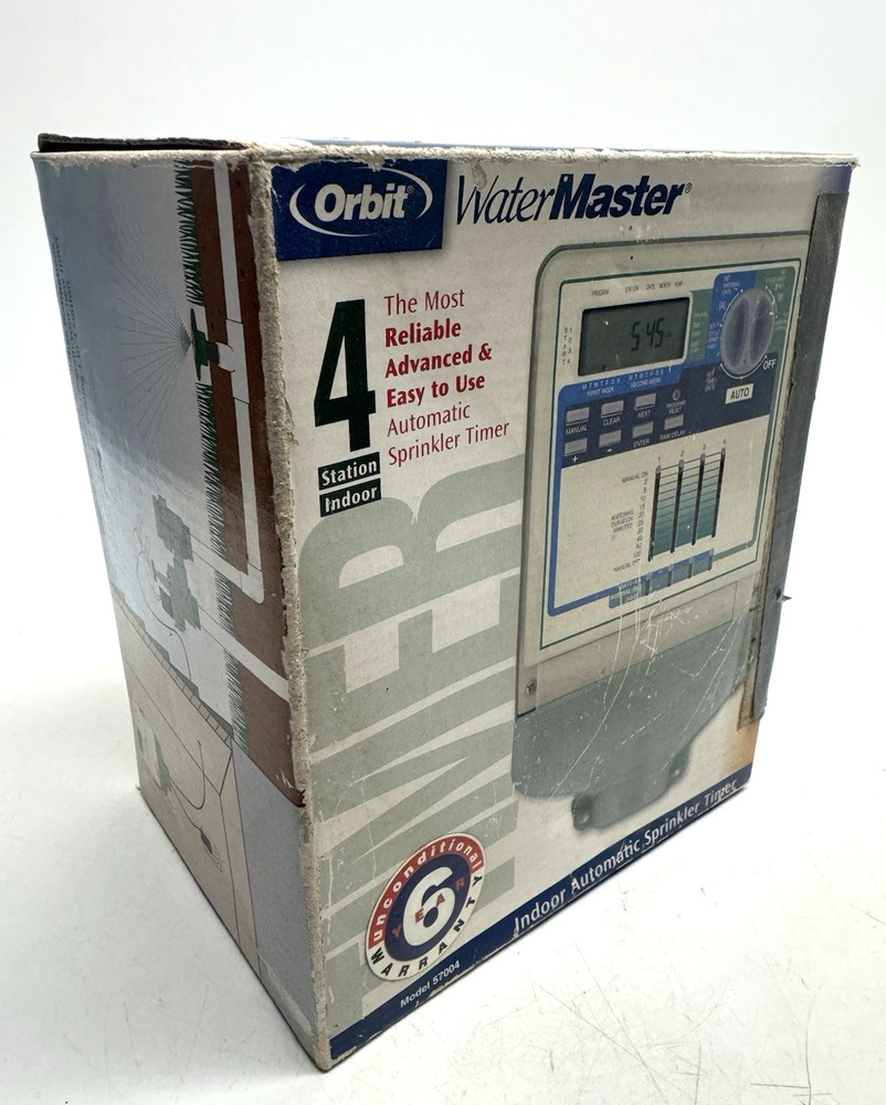 NEW Watermaster 4-Zone 57004 Watering Sprinkler Irrigation Controller Timer