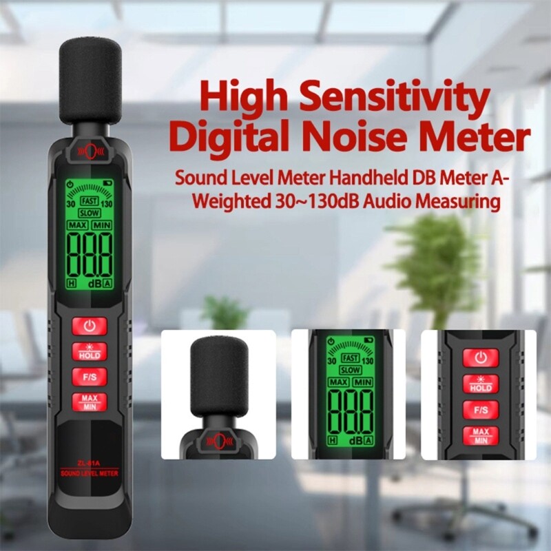 Practical Decibel Reader with High Accuracy Sensors for Home and Office Use