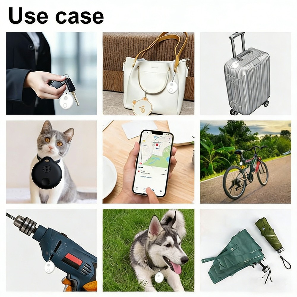 2X Smartcotech Smart GPS Tracker with Remote Controller WiFi for Key Wallet Pet