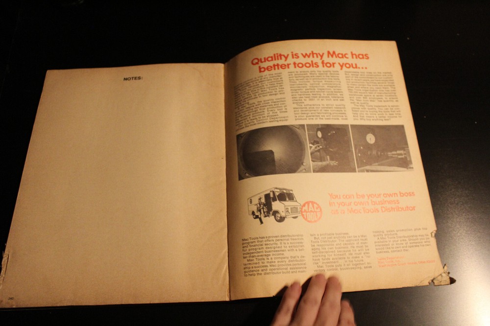 Vintage Original Mac Tools Catalog MTA-277-CAT One Dependable Source