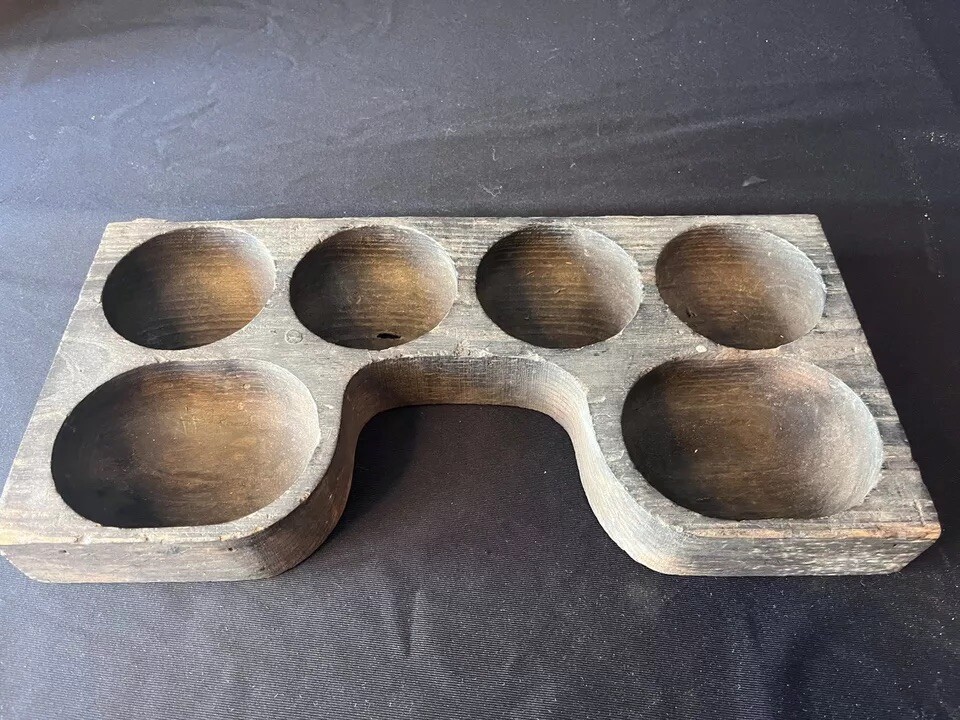 Hand Carved Wooden Organizer