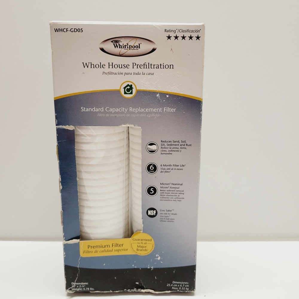 Whirlpool Whole House Water filter WHKF-GD05 2 PACK