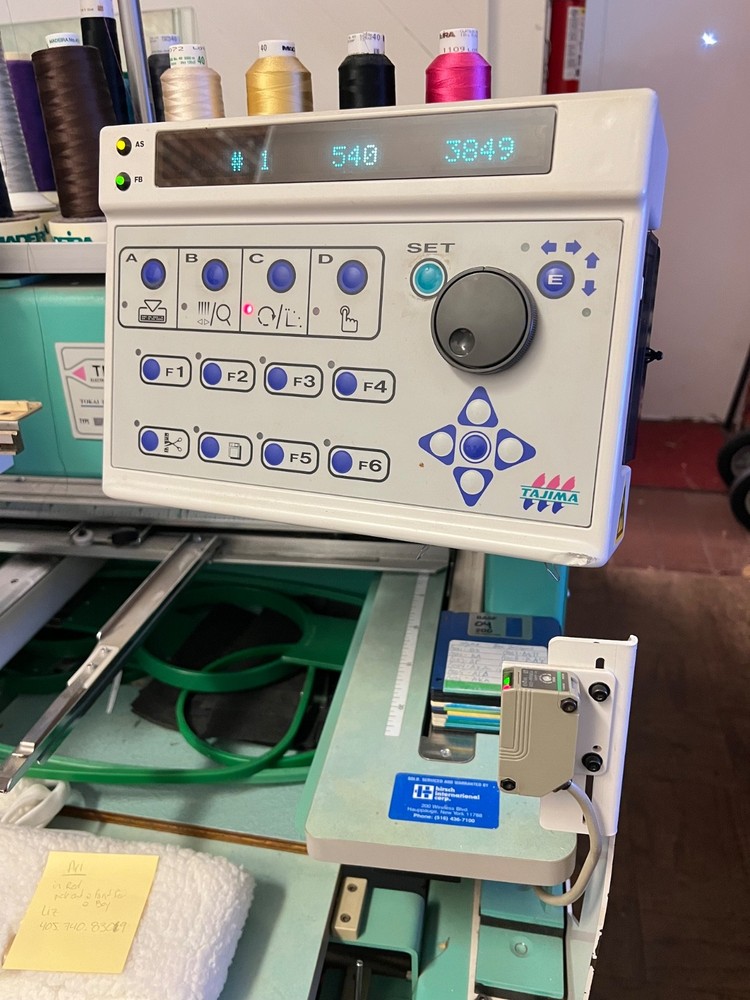 embroidery machine tajima 6 head.