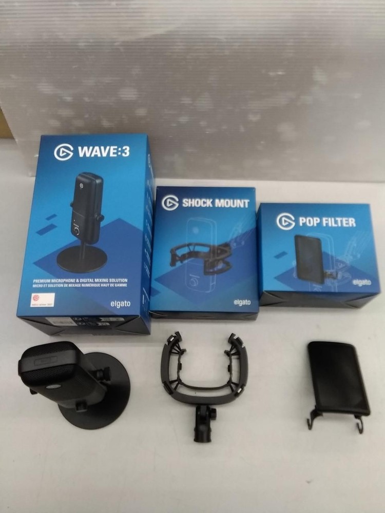 ELGATO PC Microphone Pop Guard Mount WAVE: 3 Used