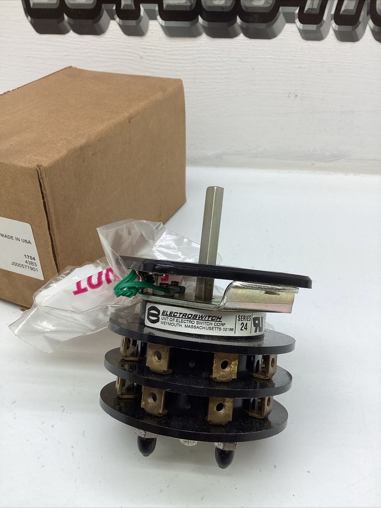 Electroswitch 24202B Rotary Switch 20A NIB