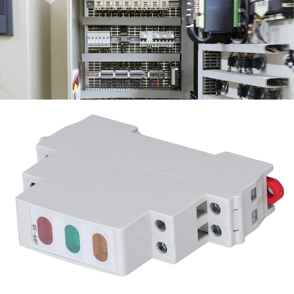 DIN Rail Indicator Light LED Indicator Lamp For Magnetic Starter Contactor.