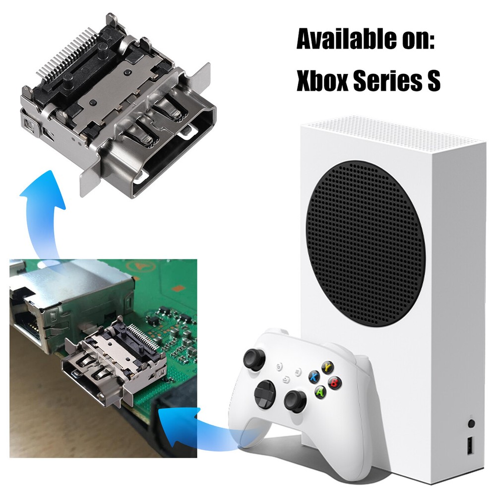 Lot HDMI 2.1 Port Socket Dock Connector Replacement For Microsoft Xbox Series S