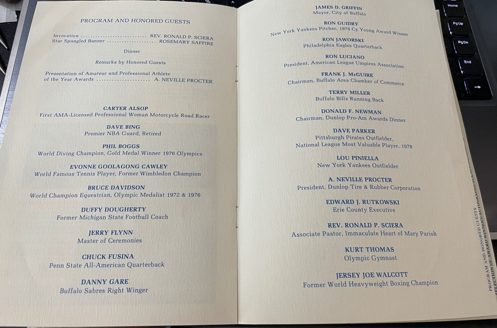 1979 Dunlop Pro-Am Program & Autographs