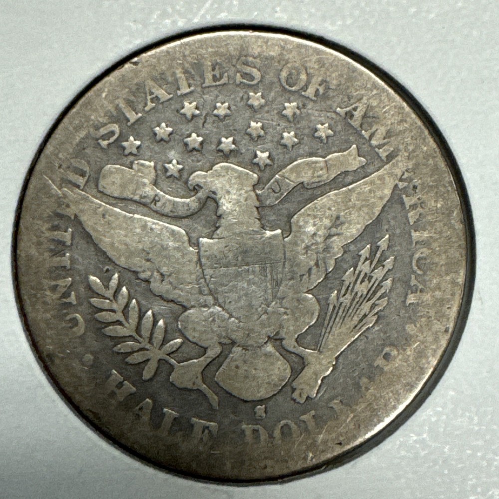 1896-S Barber Half Dollar