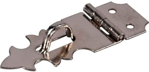 Hardware Essentials Decorative Hasp Satin Nickel (5/8")