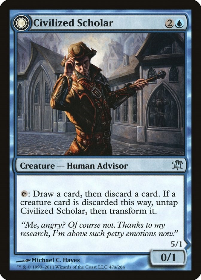 Civilized Scholar Innistrad 47 MTG MP