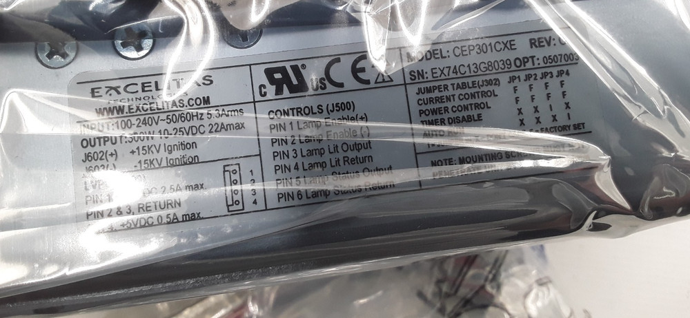 Exceltas Power Supply Model CEP301CXE