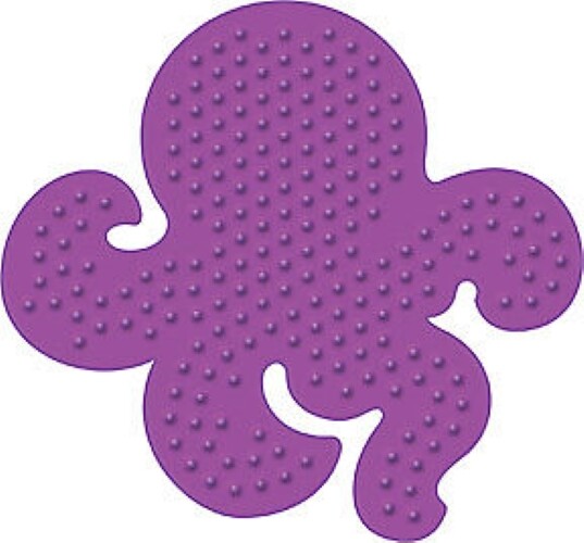 Octopus Pegboard for Perler fuse beads - NEW