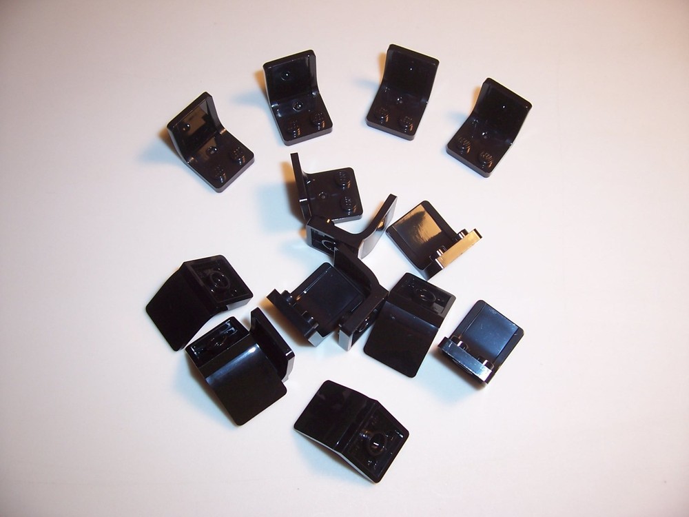 LEGO -SEATS / CHAIRS - Black - (15 pcs) - NEW!