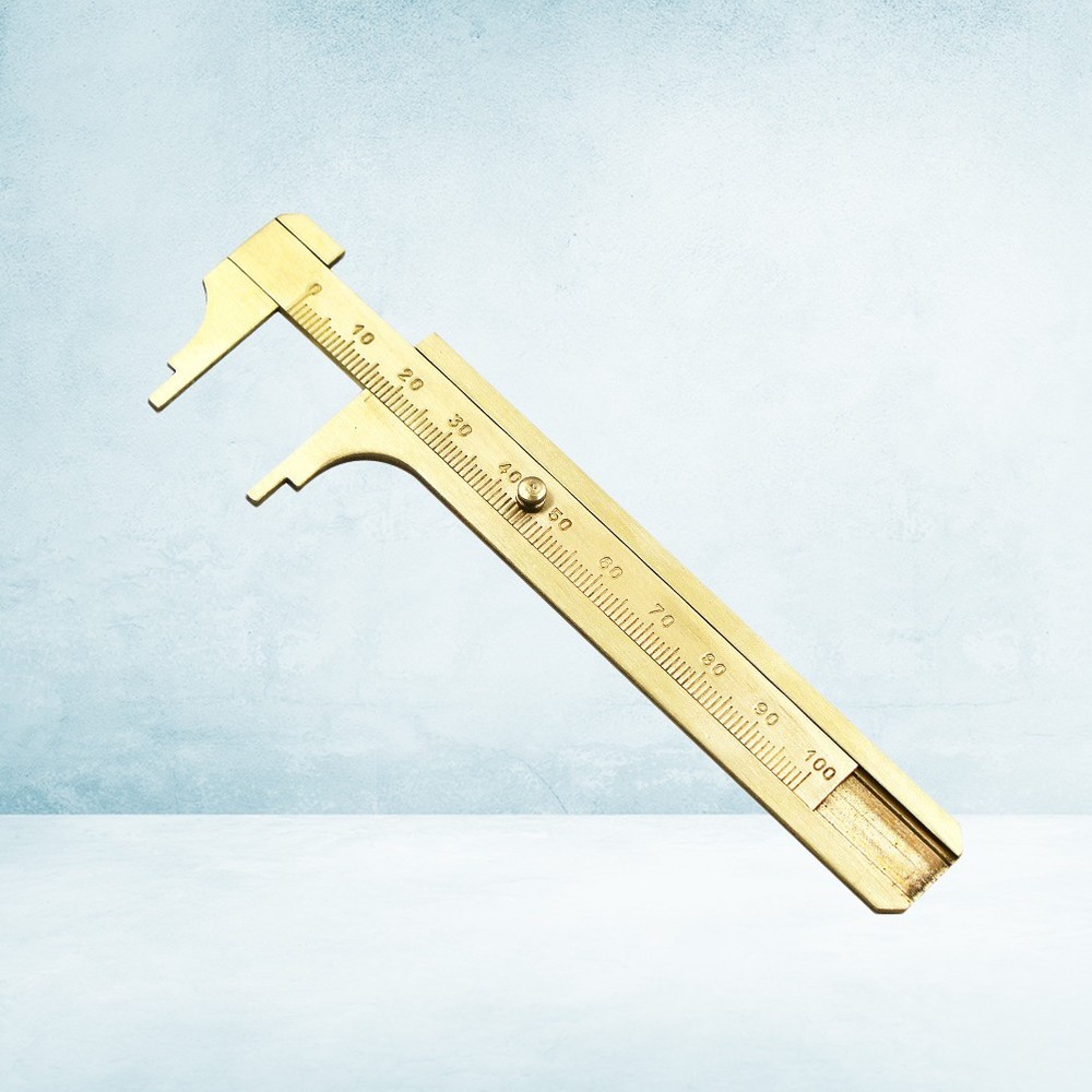 Gauge Digital Caliper Double Scale Brass Pocket Caliper