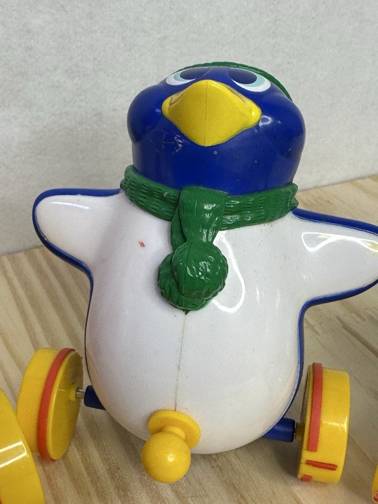 Vintage Pull Toy Penguins Set Of 3