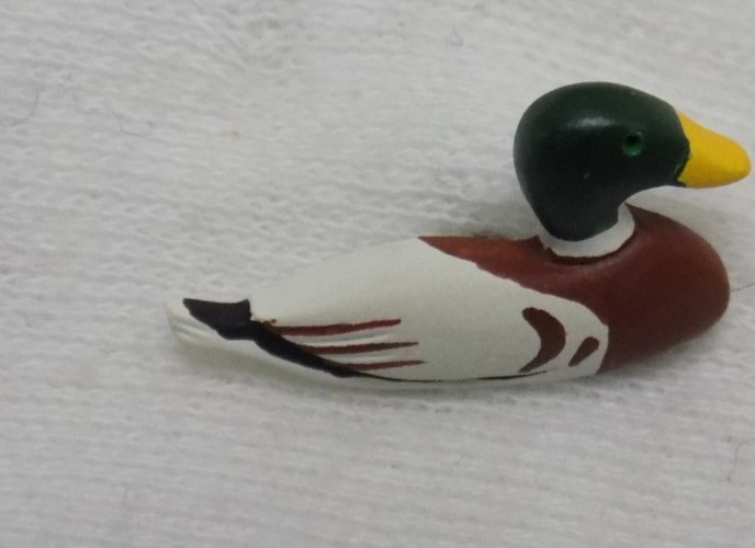 DUCK - NICE MALLARD DUCK LAPAL / HAT PIN