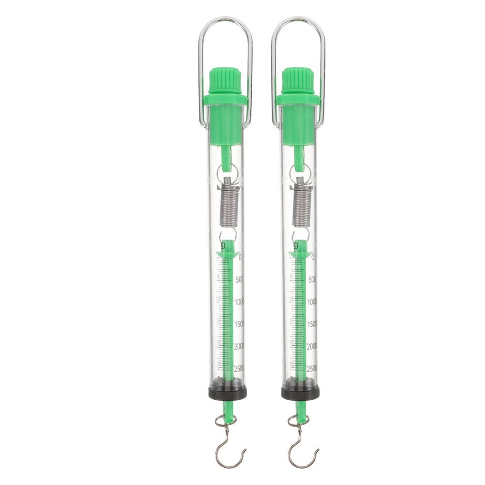 2 Pcs Spring Balance for Luggage Cylinder Dynamometer Force Hanging Scale
