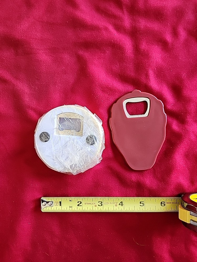 2 Different Sports Related Bottle Openers