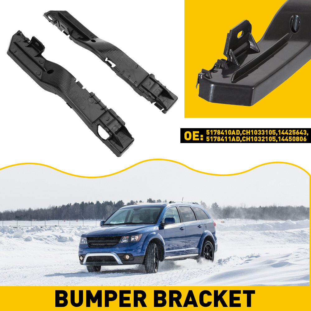 Bumper Bracket For Set 2009-2020 Journey Front Driver and Passenger Side