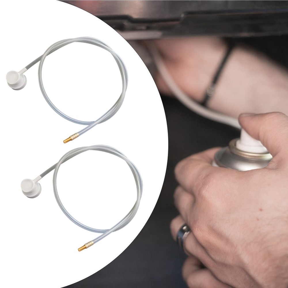 2 Pieces Generic Aerosols Nozzle Replacement Sturdy Automotive Cleaning Tools