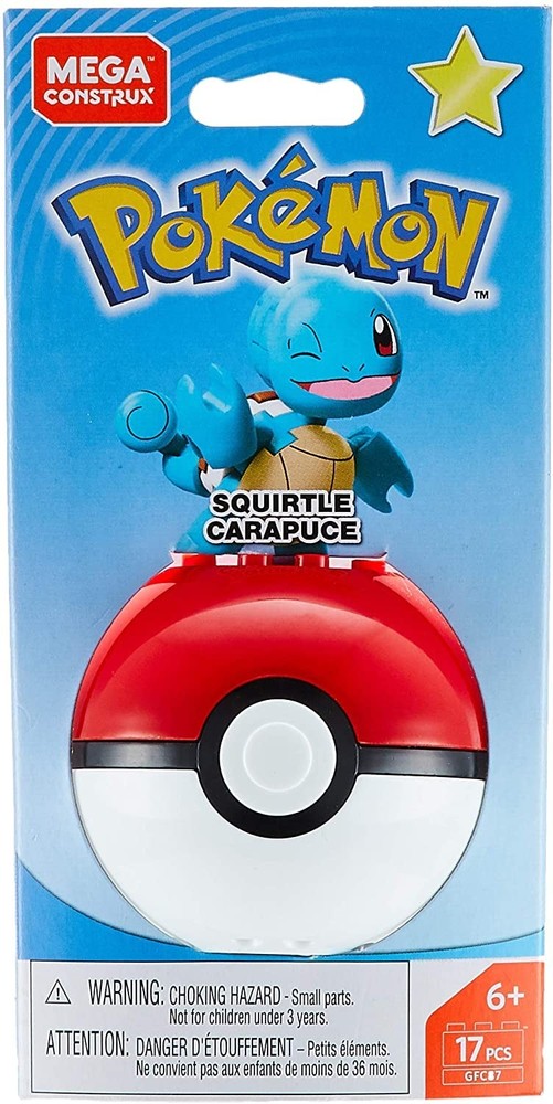 Mega Construx Pokémon Squirtle 6 inches, Multi