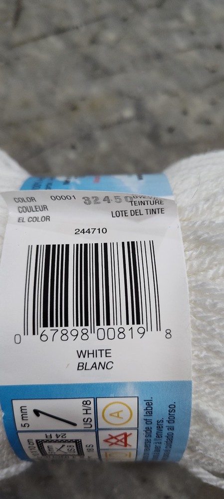 Patons Canadiana/White or Off White