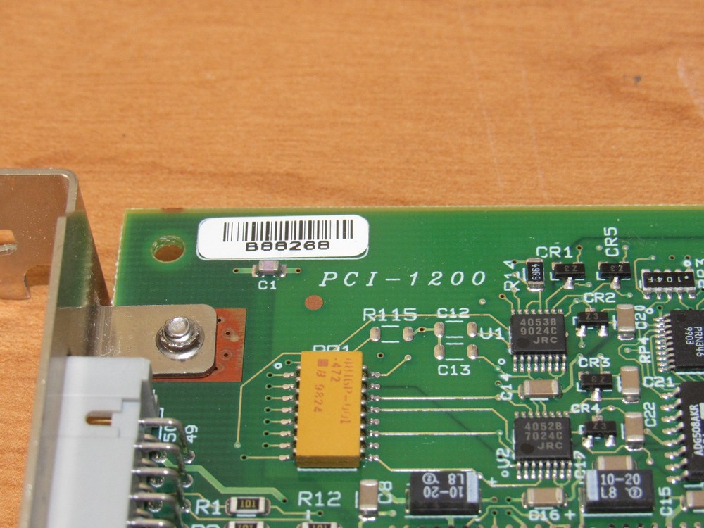 National Instruments PCI-1200 PCI Data Acquisition DAQ Card - UNTESTED