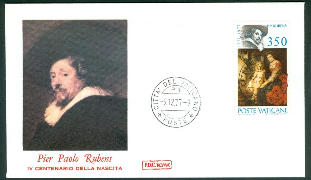 Vatican City Sc# 629: Peter Paul Rubens on FDC