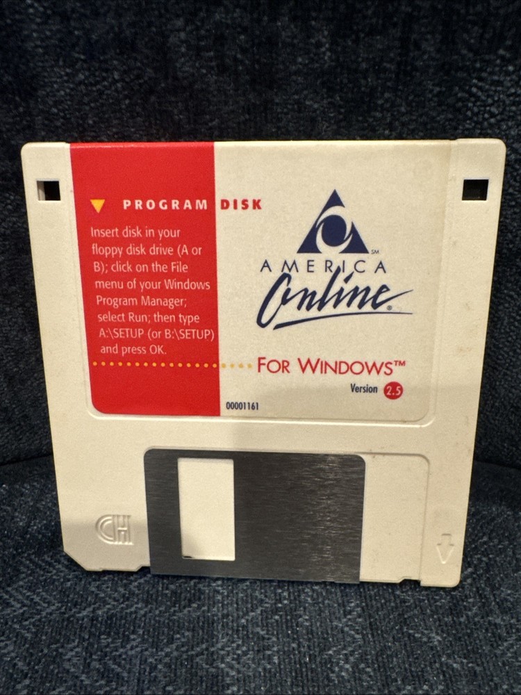 Vintage America Online AOL Program Disk For Macintosh  Version 2.5