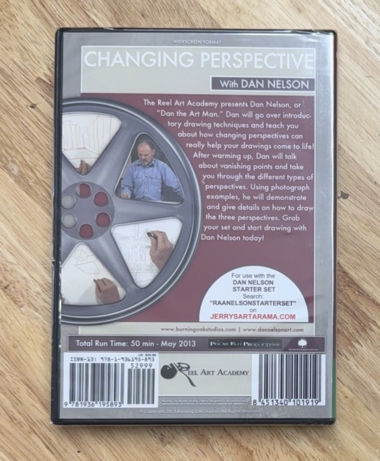 Changing Perspective: Dan Nelson Drawing Instructor (DVD, 2013) BRAND NEW SEALED