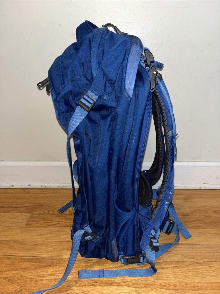 Osprey Ozone Duplex 60 Travel Backpack. Includes detachable day-pack! Blue