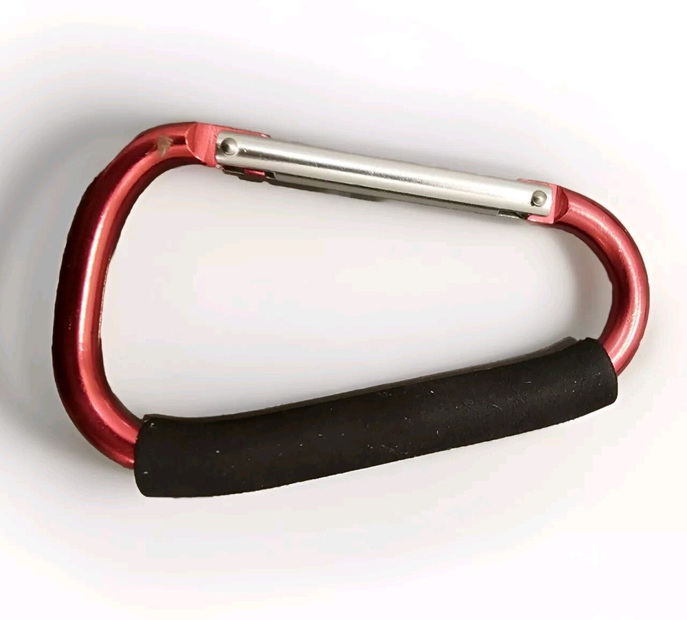 Universal Mommy Hook for a Stroller Red