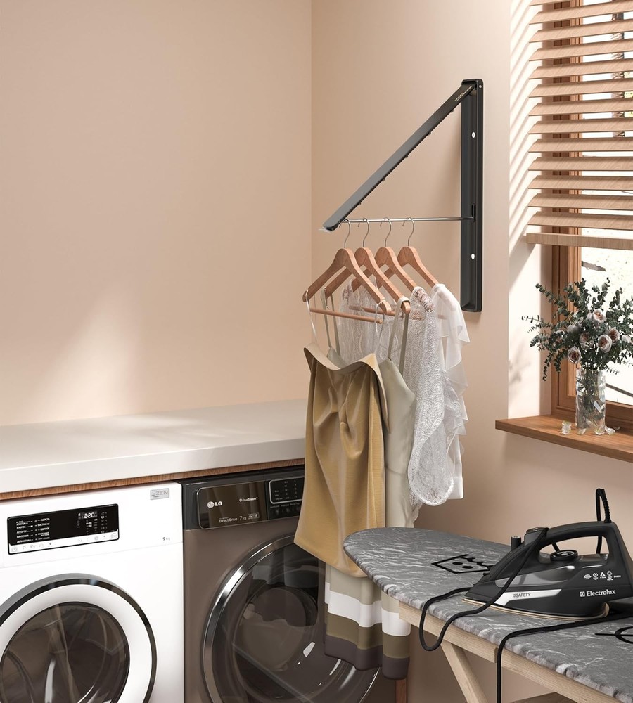 Wall Mounted Drying Racks, Retractable and Folding Racks