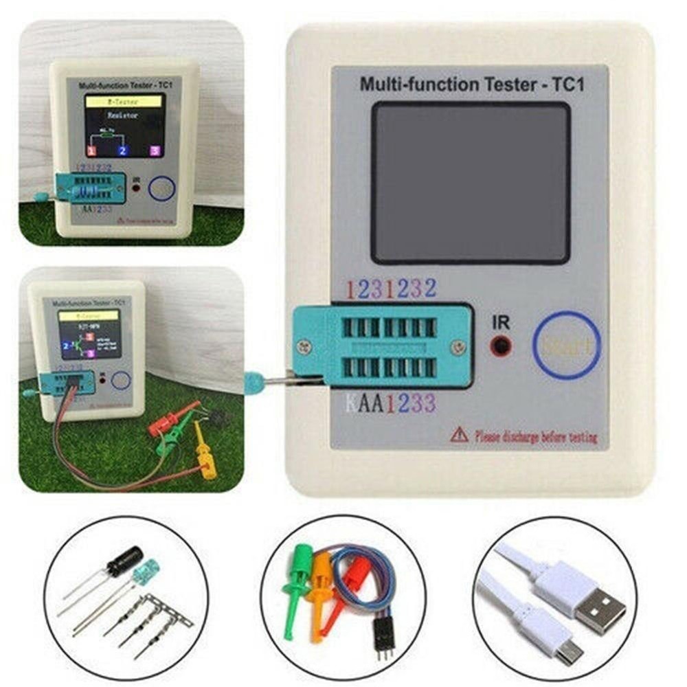 Colorful 1 8in TFT Screen Transistor Tester for Accurate Component Testing