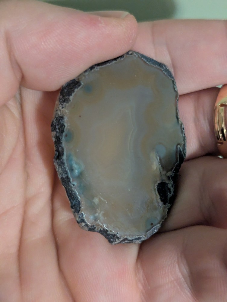 A Murky Brown Agate Slab