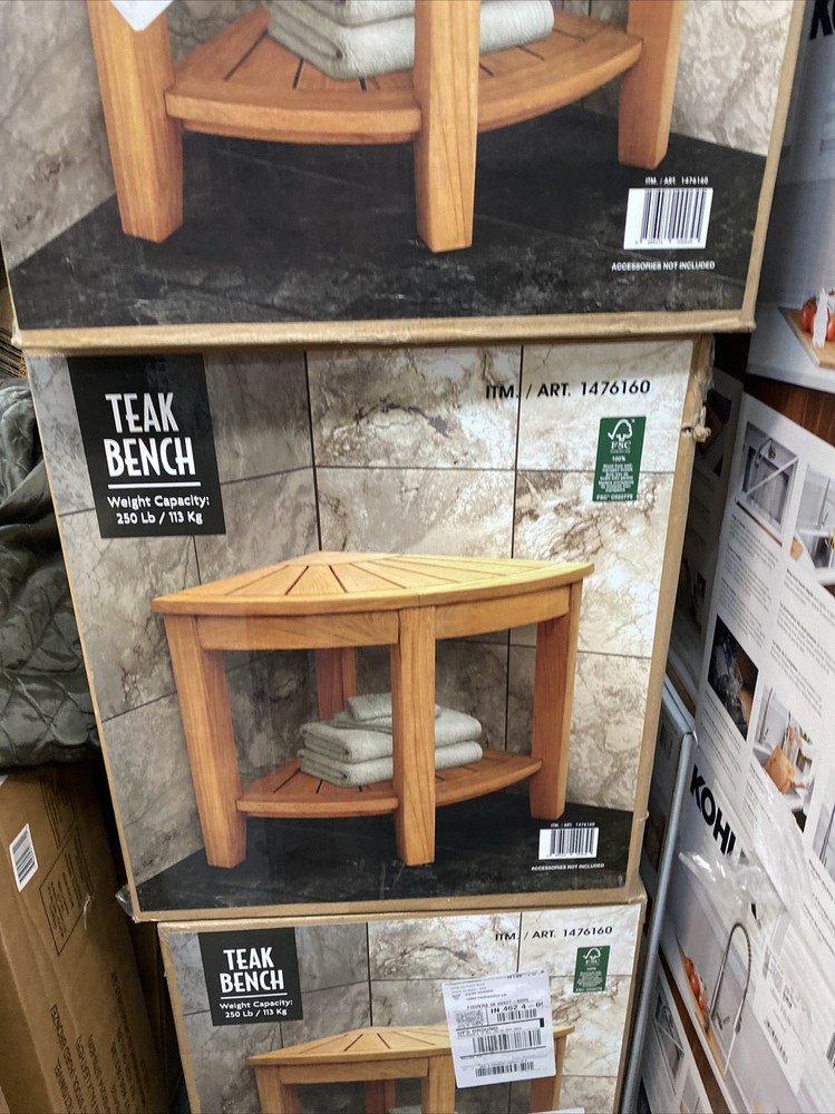 Ivena Gaston Teak Corner Bench