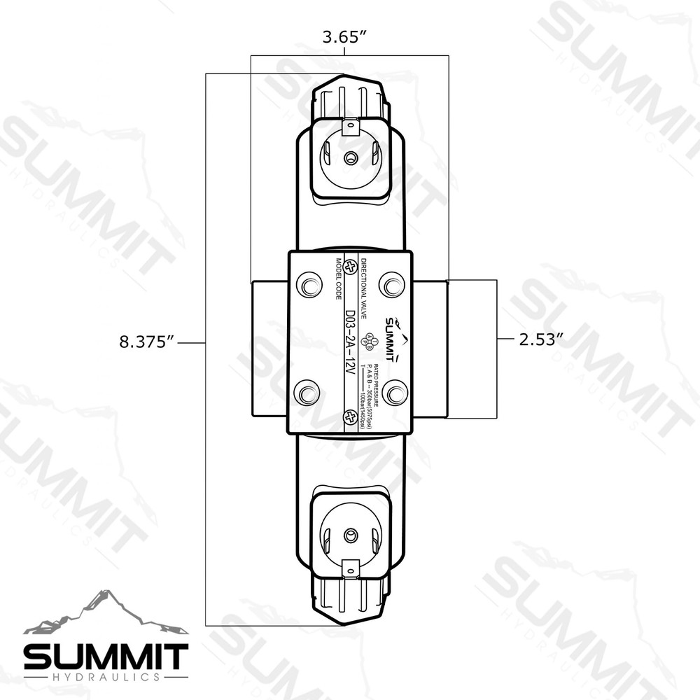 Universal Hydraulic Third Function Valve Kit w/ Joystick Handle, 15 GPM, 1/2" AG