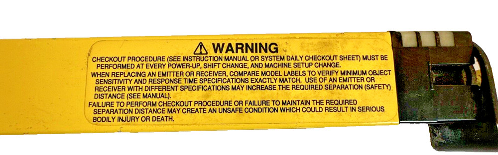 Banner USR2024Y Micro-Screen Light Curtain, used (EE1)