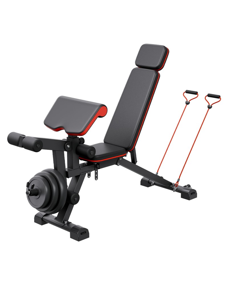 Weight Bench Sit up Bench for Home Gym Strength Training Workout Adjustable
