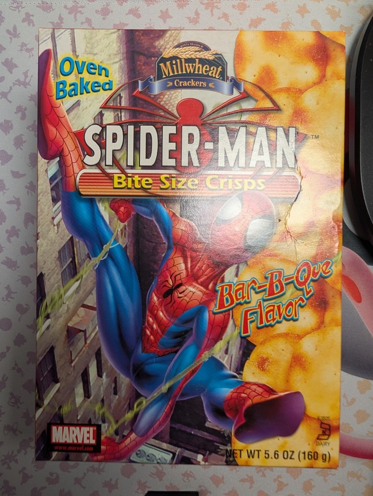 RARE NOS Spider-Man Bbq Crisps