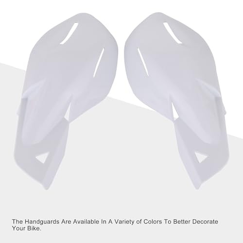 7/8" Handlebar Hand Brush Guards Protector Handguards Assy Replacement White