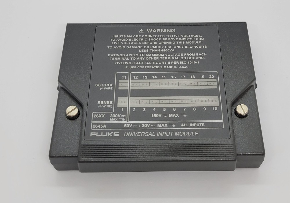 2645A Fluke Universal Input Module ***Used, Untested